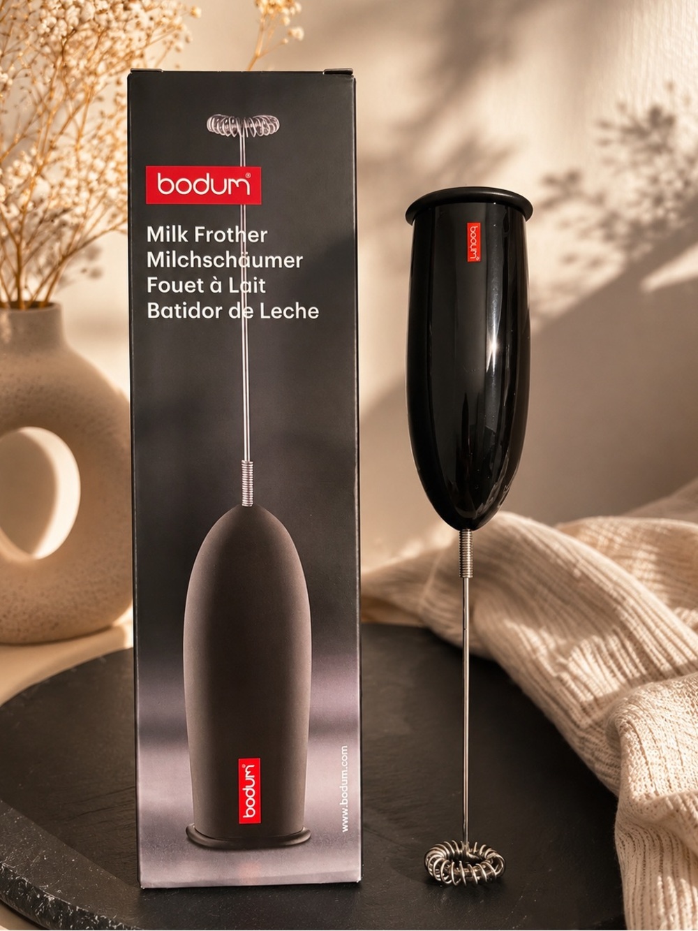 Bodum Black Handheld Milk Frother